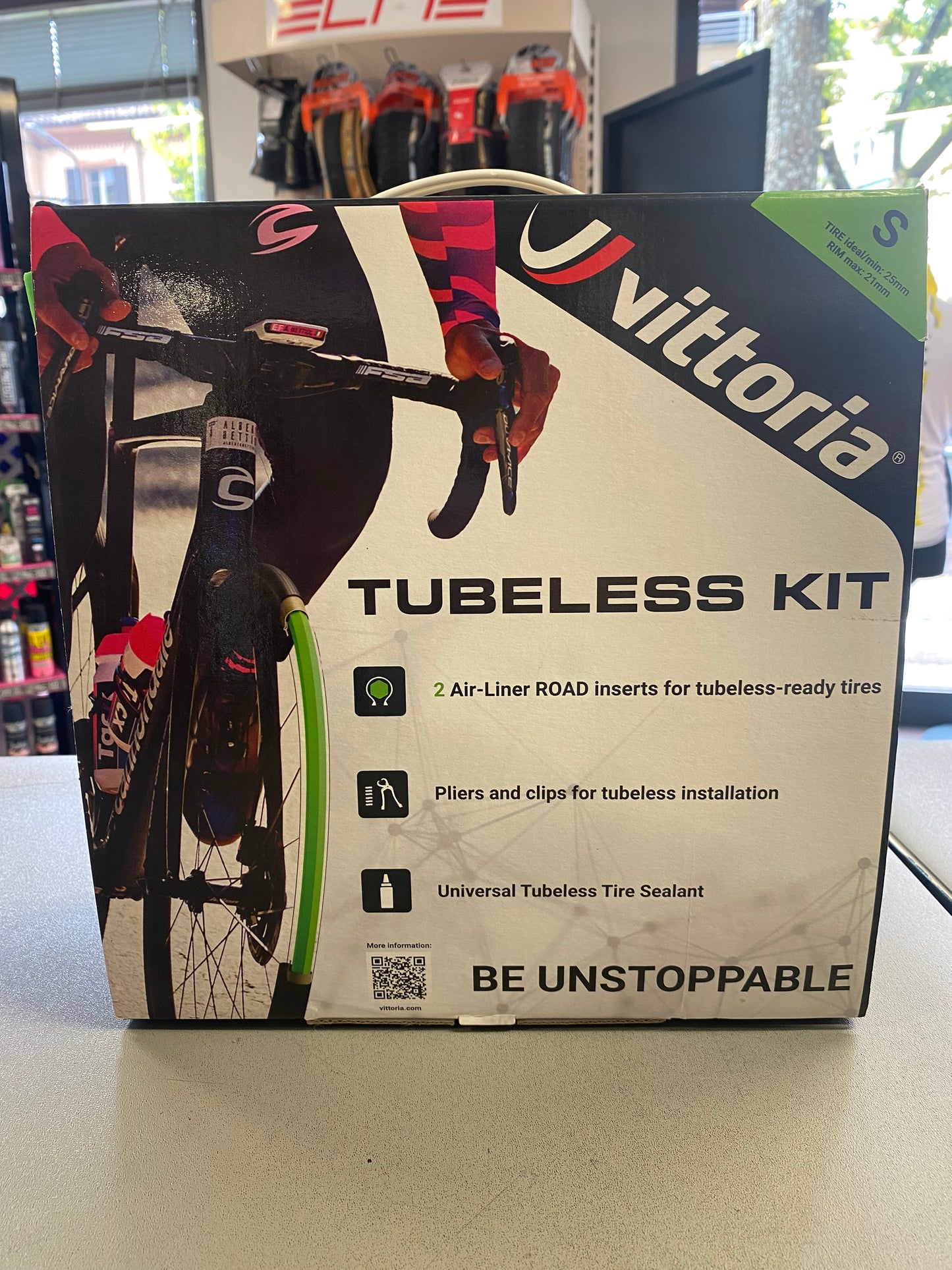 KIT VITTORIA TUBELESS ROAD SMALL