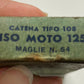 CATENA A RULLI ISO MOTO 125